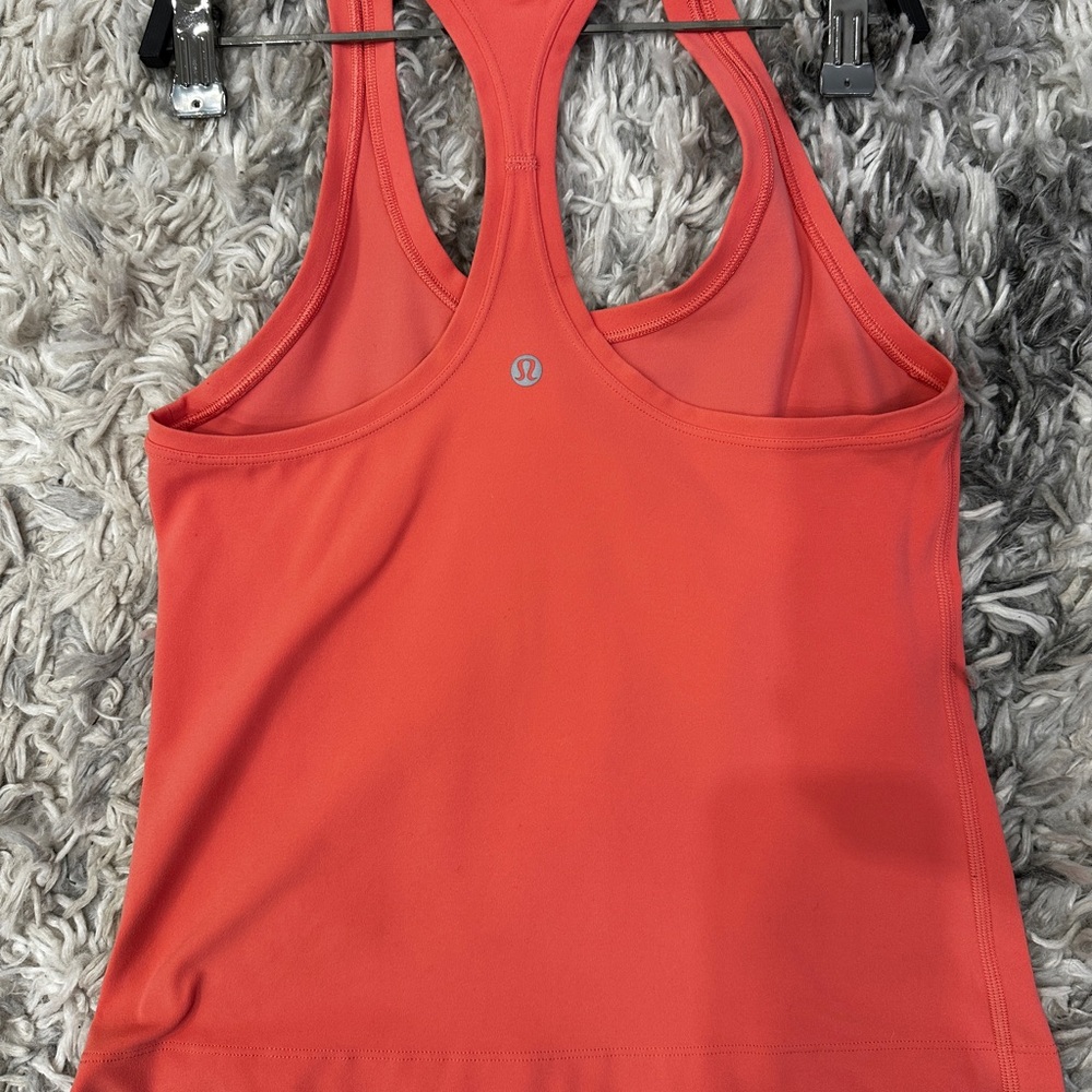 Lululemon Power Y / Racerback Tank – Coral Red - Picture 9 of 10